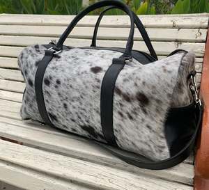 Bolsa de Viaje de Cuero Genuino con Cierre, Multifuncional, Unisex, Estilo Vintage, Gran Capacidad LHDB-0046 - Product Image 6