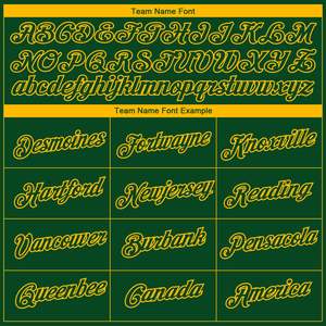 Maillot de baseball sublimé, dégradé vert-jaune, nom et numéro de l'équipe, personnalisé, unisexe, adulte, manches courtes, col rond - Product Image 3