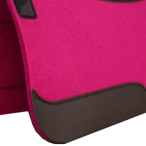 Tapis de selle en cuir classique sur mesure de haute qualité, en laine du Pakistan, nouveau design, pour le saut d'obstacles et l'entraînement, tissu multicolore en PVC - Product Image 3