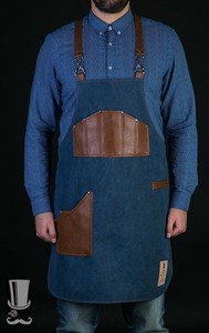 Chaleco de Uniforme de Lujo para Cafetería, Chaleco Multibolsillos de Lona Premium para Barista, Delantal Personalizado con Logotipo de Marca, Delantal de Alta Calidad para Personal de Barra de Espresso - Product Image 1