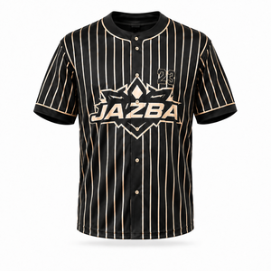 ชุดยูนิฟอร์มเบสบอลชายแบบสั่งทำพิเศษ เสื้อเจอร์ซีย์ติดกระดุมเต็มตัว กางเกงแบบซับลิเมชั่น โพลีเอสเตอร์ 100% แห้งเร็ว รับผลิตแบบ OEM แบรนด์ส่วนตัว - Product Image 3