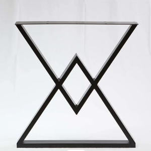ขาโต๊ะแบบ X 1 คู่ ขนาด 41 ซม. x 31 ซม. ขาโลหะสีดำ ขาเฟอร์นิเจอร์แบบมินิมอล แข็งแรง ทนทาน สำหรับโต๊ะนั่งหรือโต๊ะกาแฟ - Product Image 4