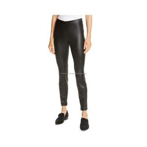 Nouvelles leggings longues d'hiver pour femmes, en lin brillant, taille haute, imperméables, coupe slim, coupe crayon - Product Image 5