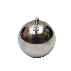 Balle d'essai d'impact en acier inoxydable TSFI Modèle 2616 95mm 4kg avec anneau pour test de chute d'enceintes, prête à l'emploi, emballage inclus - Product Image 3