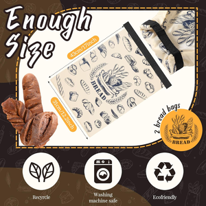 Eco Friendly Jute Bread <b>Bag</b> Custom Size and Design Available for Bakery Packaging - Product Image 5