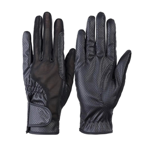 Guantes de Equitación Ligeros de Marca Privada con Logotipo Personalizado, de Secado Rápido, Cómodos y Transpirables, Hechos de Cuero Genuino - Product Image 3