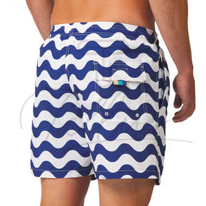 Nouveaux shorts de plage pour hommes, best-sellers, de luxe, décontractés, imprimés, en toile respirante, pour l'été, avec services OEM - Product Image 2