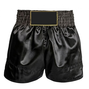 High Quality Custom Polyester Satin Boxing <b>Shorts</b> Unisex Muay Thai Fight Trunks Wholesale OEM Breathable <b>Grappling</b> Apparel - Product Image 3