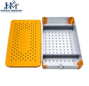 Caja de Esterilización para Instrumentos Oftalmológicos, Contenedor Quirúrgico de Acero Inoxidable para Almacenamiento y Esterilización de Instrumentos Médicos - Product Image 3