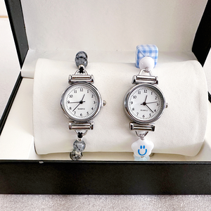 Fashion Women's Quartz Watches Freely Adjustable Minimalist Pearl Bracelet Watch for Women Relogio Masculino - Product Image 4
