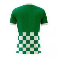Camiseta de Fútbol Gaélico Sublimada 100% Poliéster Unisex, Transpirable, de Secado Rápido, Tallas Grandes