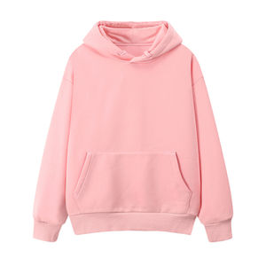 Sweat à capuche épais de qualité supérieure 100% coton, personnalisable avec logo, impression DTG, coupe oversize, molleton uni, unisexe - Product Image 6