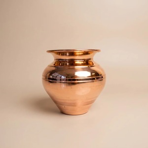 Copper Lota & Kalash Vacuum Flask for Puja Pooja Diwali Wedding <b>Mandir</b> Temple Festival | Hand-made Portable Gift Box - Product Image 3
