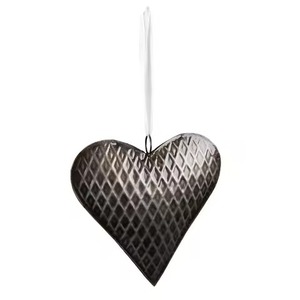 Elegante Adorno Metálico Colgante con Forma de Corazón para Decoración Festiva con Temática Navideña - Product Image 3