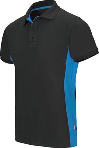 Polo de Hombre con Bloques de Color, Manga Corta, Tejido Transpirable, Estilo Casual - Product Image 2