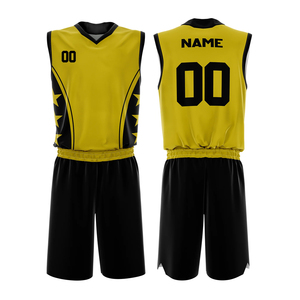 Ensemble d'uniformes de basketball unisexe à prix raisonnable, dernière collection, légers, imprimés, respirants, avec logo personnalisé, haute qualité - Product Image 1