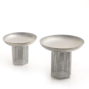 Support à gâteau en aluminium orné, best-seller, pour la décoration de desserts de célébrations traditionnelles, avec un travail métallique détaillé - Product Image 4