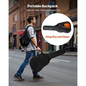 Pacchetto per principianti acustico da 41 pollici con borsa da concerto per adulti con Design Sunburst - Product Image 5