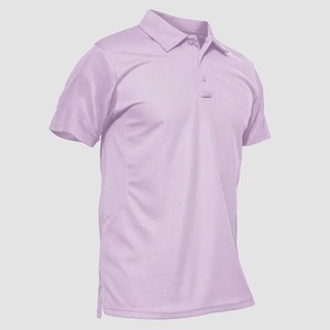Vente en gros de T-shirts Polo de golf pour hommes, personnalisables avec logo brodé, 100% polyester, manches courtes, uniforme de design - Product Image 4