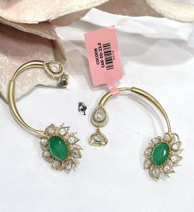 Stylish Premium Quality Gold Plated <b>Ear</b> <b>cuff</b> With Detachable Studs for Women Girls for Evening Looks for Party Wear Fashion - Product Image 4