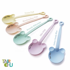 ช้อนพลาสติก PP แบบใช้แล้วทิ้งรูปการ์ตูนไอศครีมทรงกลมขนาดใหญ่สำหรับตกแต่งงานปาร์ตี้ของเด็ก - Product Image 4