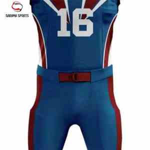 Uniforme de football américain léger personnalisé avec logo, 100 % polyester, vêtements de sport, uniforme de football américain, vente chaude - Product Image 5