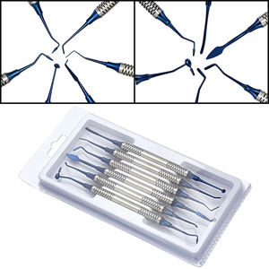 Instrumentos Quirúrgicos Dentales Ergonómicos de Acero Inoxidable, Cureta Manual, Sonda Periodontal, Porta Hilos Dentales, Certificado ISO 13485 - Product Image 3