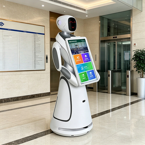 Robot de service autonome <span class=keywords><strong>en</strong></span> matériau ABS, robot de réception, <span class=keywords><strong>assistant</strong></span> visiteur pour les halls gouvernementaux, les banques, les cliniques, vente <span class=keywords><strong>en</strong></span> gros - Product Image 1