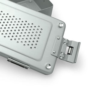 PENTAX Custom Size Stainless Steel Manual Reusable Silver Sterilization Box General Surgery High Quality Surgical <b>Instruments</b> CE - Product Image 6