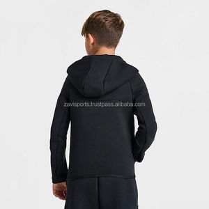 Sudaderas con Cremallera para Niños al por Mayor, Sudaderas Personalizadas Holgadas de Alta Calidad para Niños, Sudaderas Raglan con Cremallera para Niños - Product Image 3