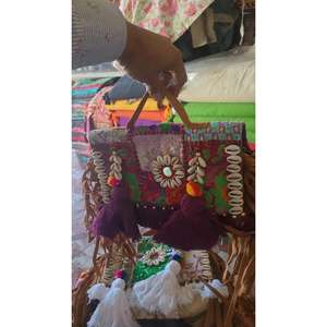 Bolso de Mujer Artesanal de Cuero Genuino con Cierre de Cremallera, Gran Capacidad, Estilo Tradicional Indio, a la Moda, 2026 - Product Image 2