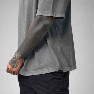 T-shirts pour hommes de haute qualité, poids lourd 260 g/m², 100 % coton, coupe ample, manches courtes, grandes tailles, t-shirt personnalisé pour hommes - Product Image 4