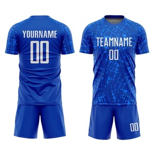 Hot Selling Breathable Soccer Jersey Top Training Sportswear Uniform Sets Heat-Transfer 100% Polyester Unisex OXLO LEATHER - Product Image 4