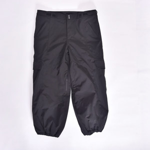 Men's Black Baggy Waterproof Snow Pants Insulated <b>Ski</b> Pants with Adjustable Waist Zipper Pockets and Elastic Cuffs - Product Image 1
