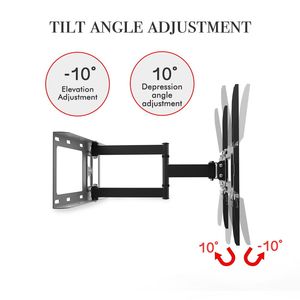 Supporto TV a Pendolo Singolo TMDD 102 con Base Grande, Capacità 35Kg, 400*400, Inclinazione Superiore e Inferiore 10~10 Gradi, per TV da 32 a 60 Pollici - Product Image 5