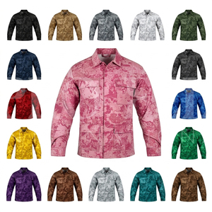2026 New Latest Camouflage Design Utility Jacket Long Sleeve Multi Pocket Outdoor Workwear <b>Heavy</b> <b>Duty</b> Durable Cotton Jackets - Product Image 1