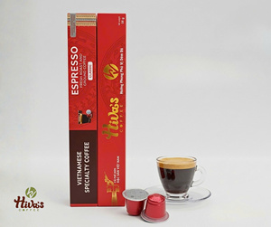 Café en Cápsulas Vietnam Premium Italian Roast Arabica, Caja de 6gr, Café Recién Molido Compatible, Buen Precio, Exportación - Product Image 1