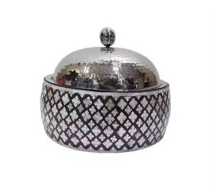 Handcrafted Moroccan <b>Ceramic</b> Storage Jars Set Black White Dot Pattern Lidded Decorative Canisters Kitchen Home Decor Gift - Product Image 3