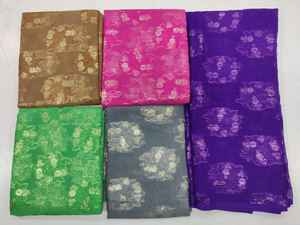 2026 Splendeur Culturelle Somalienne Fransawi Garbasaar Tissu en Chiffon Antistatique à Motif Floral Tissé pour Tenue Décontractée - Product Image 5