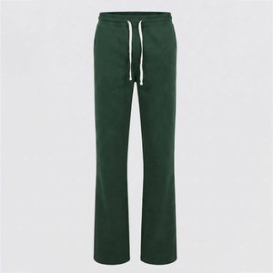 Nouvel ensemble de survêtement vert foncé à capuche pour homme, manches longues, couleur unie, décontracté, avec poches latérales et taille à cordon, idéal pour l'automne - Product Image 5