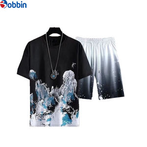 Conjunto Deportivo Cómodo Unisex, Conjunto Corto para Hombre, Nueva Colección de Verano, Personalizado, Conjunto Deportivo para Hombre de Talla Grande, Transpirable - Product Image 2