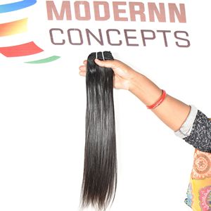 Paquetes de Cabello Humano Virgen 100% Liso, Barato, Natural, con Cutícula Alineada, Remy, Mink, Brasileño, Peruano, Indio Crudo, para Venta al por Mayor - Product Image 5