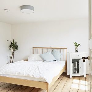 Comodino Bianco a Singola Anta con Cassetto per Arredamento Camera da Letto - Product Image 2