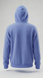 Men Zipper Hoodie Eco-Friendly Fit Cotton Blend Sportswear Hoodies with Custom Logo for Gym & Casual Wear OEM Supplier - Product Image 4