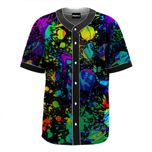 Camiseta de Béisbol Unisex Personalizada, Uniforme de Equipo Sublimado, Ropa Deportiva con Impresión de Logotipo, OEM ODM, Ropa de Yoga Personalizable, 100% Poliéster - Product Image 1