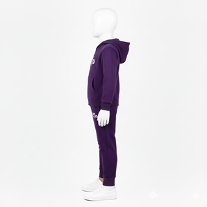 Children's Winter Plus Size Unisex <b>Black</b> Hooded Casual Breathable Lightweight Quick Dry Jogger <b>Tracksuit</b> Sets <b>Boys</b> - Product Image 3