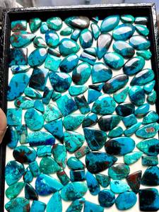 MAHNAJ GEMS Azurite Naturelle Bleu Foncé en Gros, Pierre Précieuse Libre Facettée de Coupe Ovale pour la Conception de Bagues, Pendentifs et Bijoux - Product Image 3