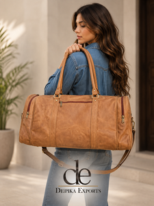 New Stylish Genuine Leather Luggage Bags Multi Uses Handmade Bag Unisex Travel Bag <b>Big</b> Size Multi Uses Hair on Hide <b>Handbag</b> - Product Image 6