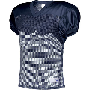 Maillot de football américain col en V à manches courtes en mesh respirant pour homme adulte, couleur or, coupe classique - Product Image 3