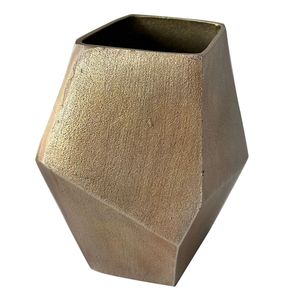 Jarrón de flores de metal de hierro de lujo con acabado dorado para mesa de comedor, pieza decorativa para sala de estar - Product Image 2